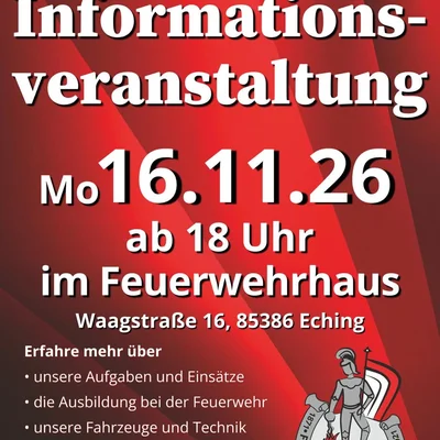 Herzliche Einladung zur Informationsveranstaltung